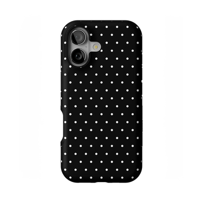 On the Dot | White Polka Dot Case