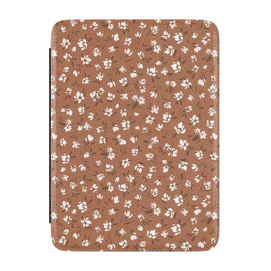Mocha Meadow | Tiny Flowers Kindle Case | Casely