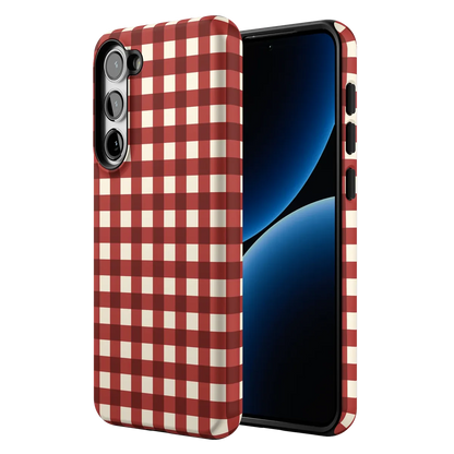 Checked Twice | Red Plaid Case