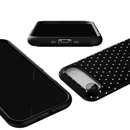 On the Dot | White Polka Dot Case