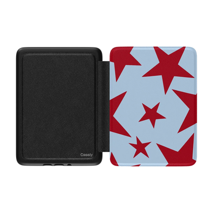 Stars Align | Blue & Red Stars Kindle Case