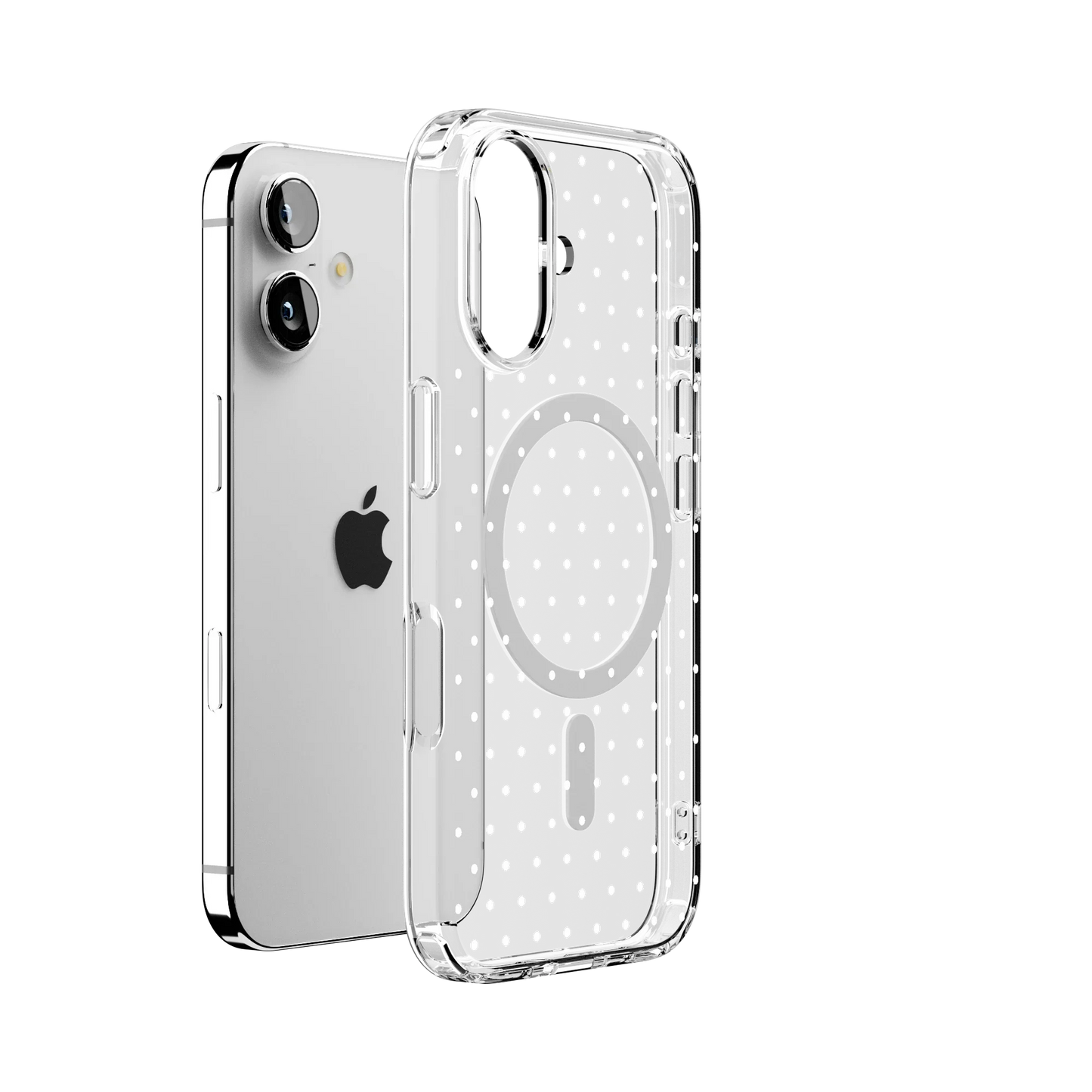 On the Dot | White Polka Dot Case