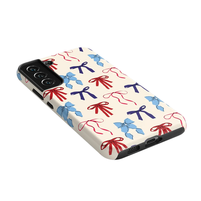 American Girlie | Red White & Blue Bows Case
