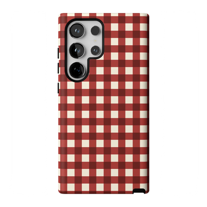 Checked Twice | Red Plaid Case