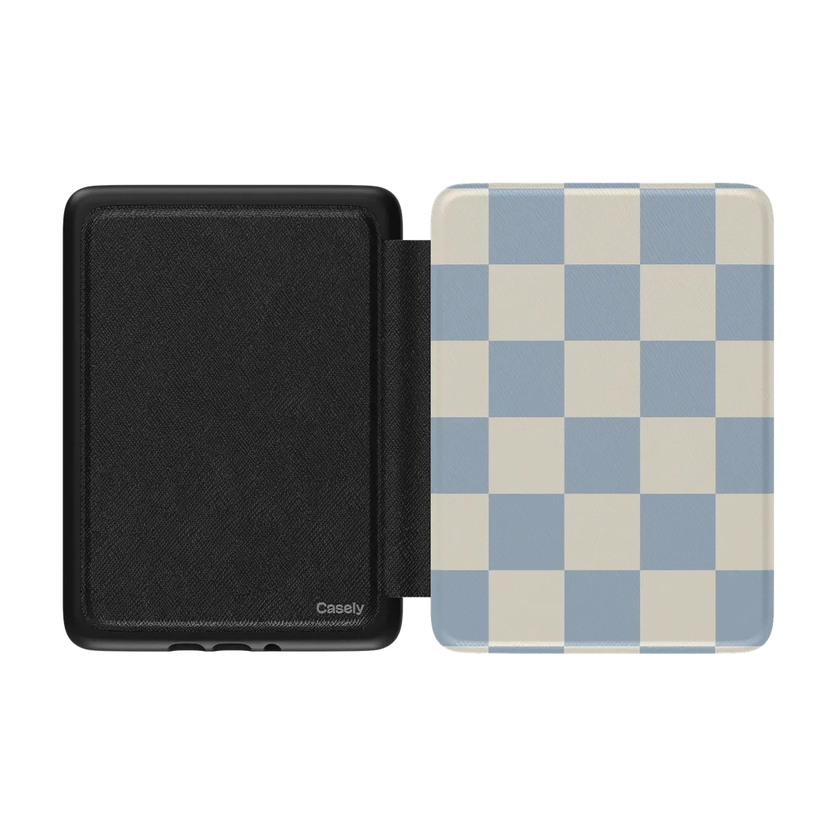Fit Check | Light Blue Checkerboard Kindle Case