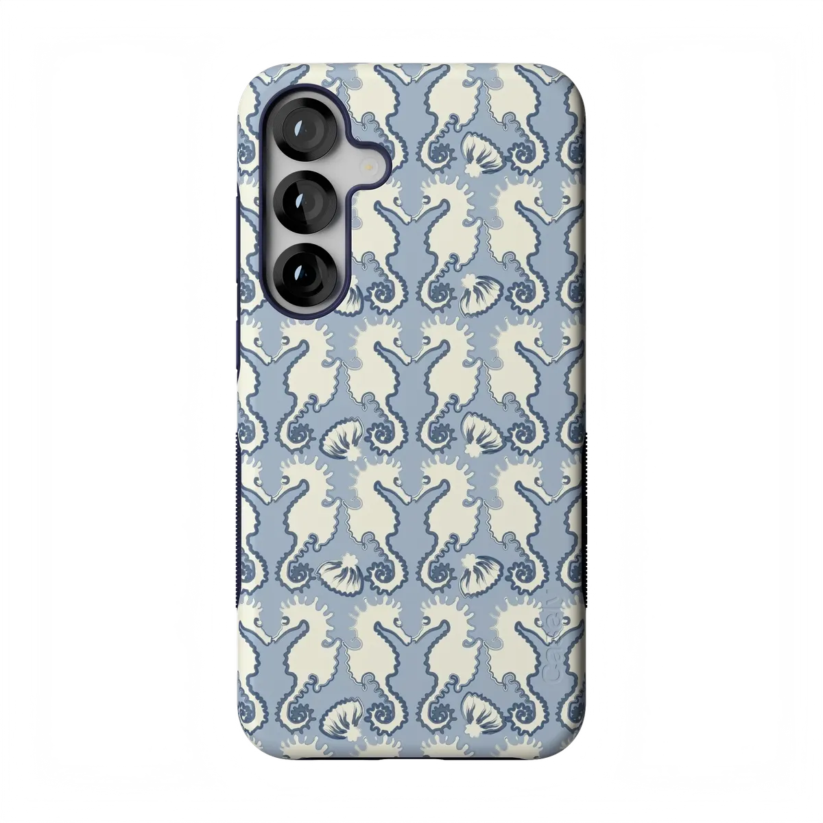 Seahorse Drift | Coastal Blues Case - Galaxy S25 Plus