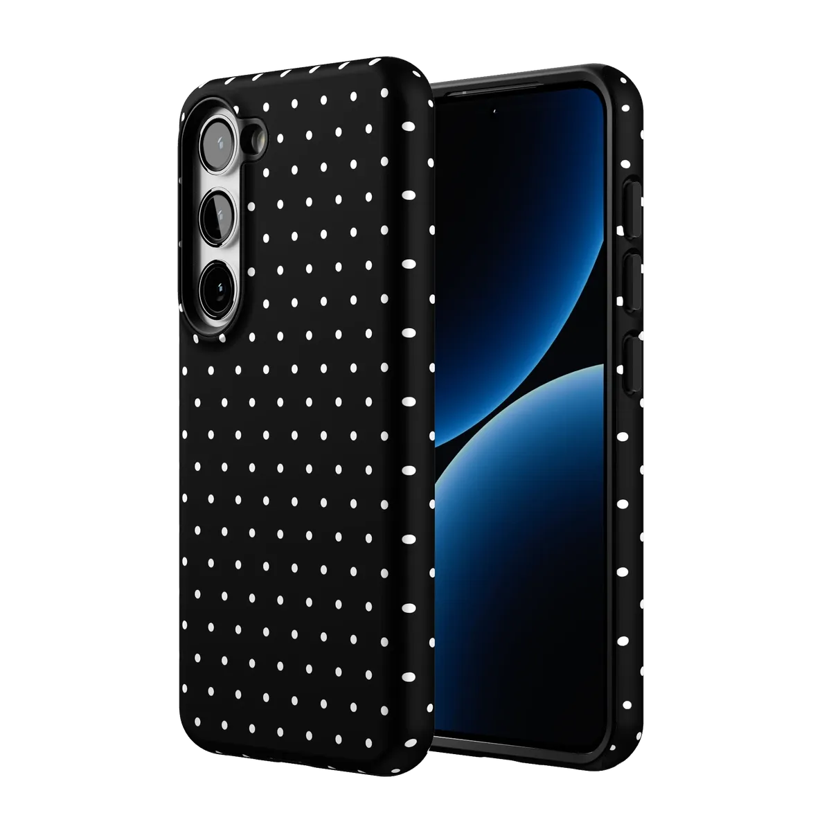 On the Dot | White Polka Dot Case