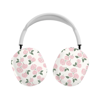 Nantucket Cottage | Pink Hydrangea AirPods Max Case - AirPods Max