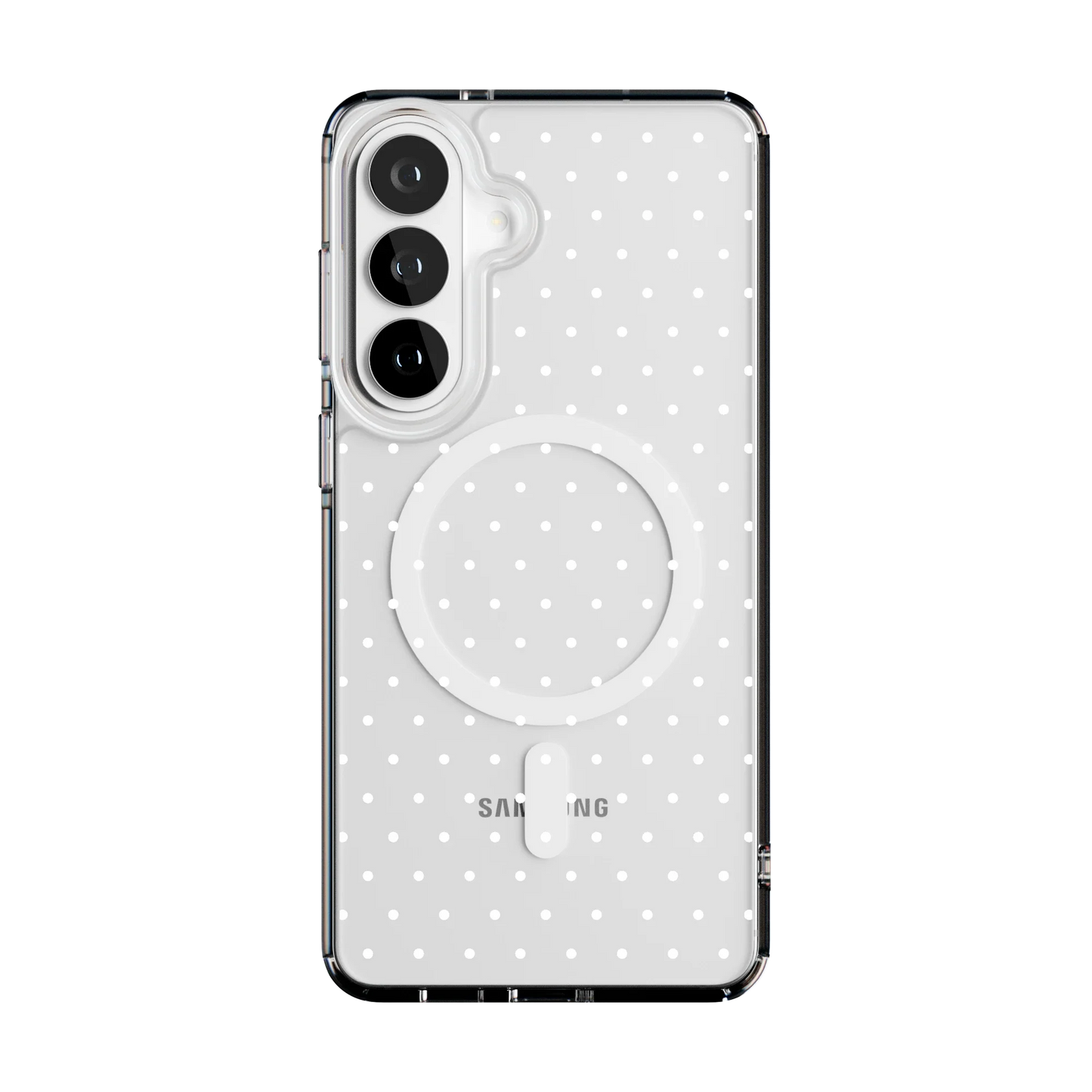 On the Dot | White Polka Dot Case