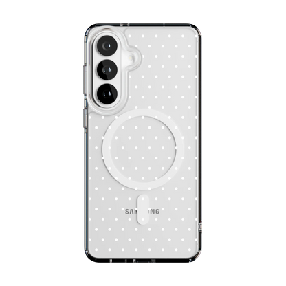 On the Dot | White Polka Dot Case