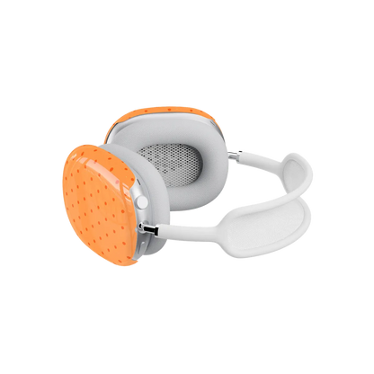 On the Dot | Orange Polka Dot AirPods Max Case