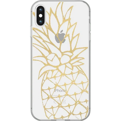 You're a Fine-Apple | Gold Pineapple Clear Case iPhone Case get.casely Classic iPhone X / XS