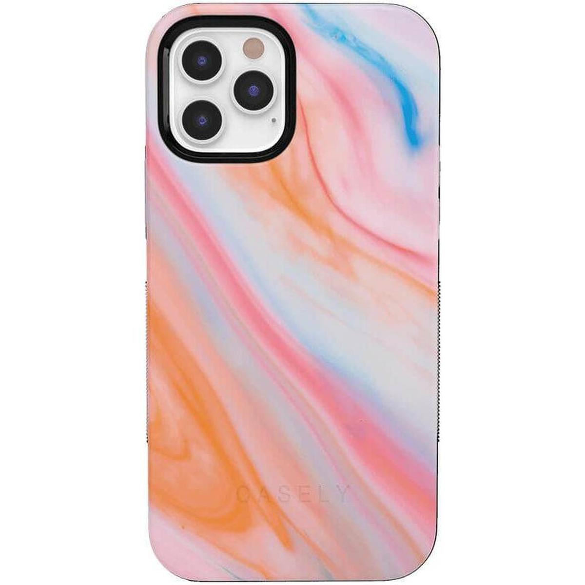 You're a Gem | Rainbow Marble Swirl Case iPhone Case get.casely Bold iPhone 12 Pro
