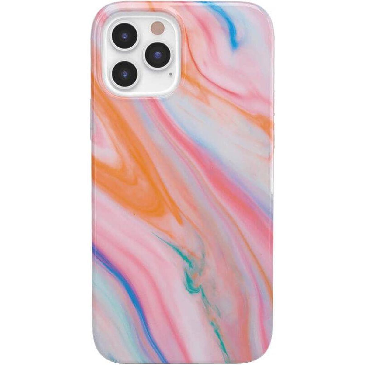 You're a Gem | Rainbow Marble Swirl Case iPhone Case get.casely Classic iPhone 12 Pro