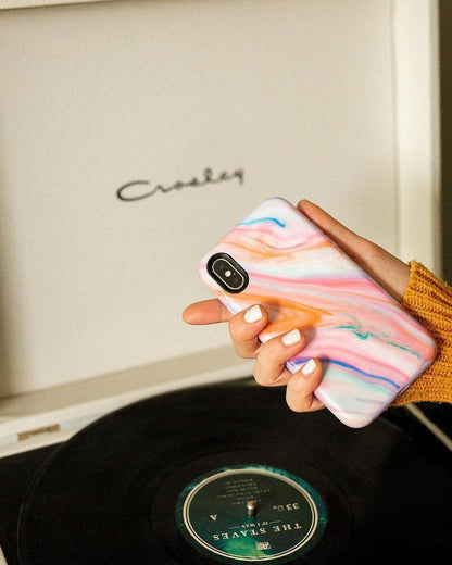 You're a Gem | Rainbow Marble Swirl Case iPhone Case get.casely
