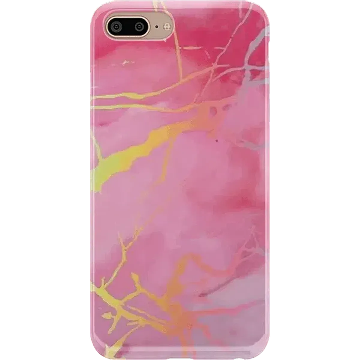 You're the Cutest | Pink Marble Holo Case iPhone Case get.casely Classic iPhone 6/7/8 Plus