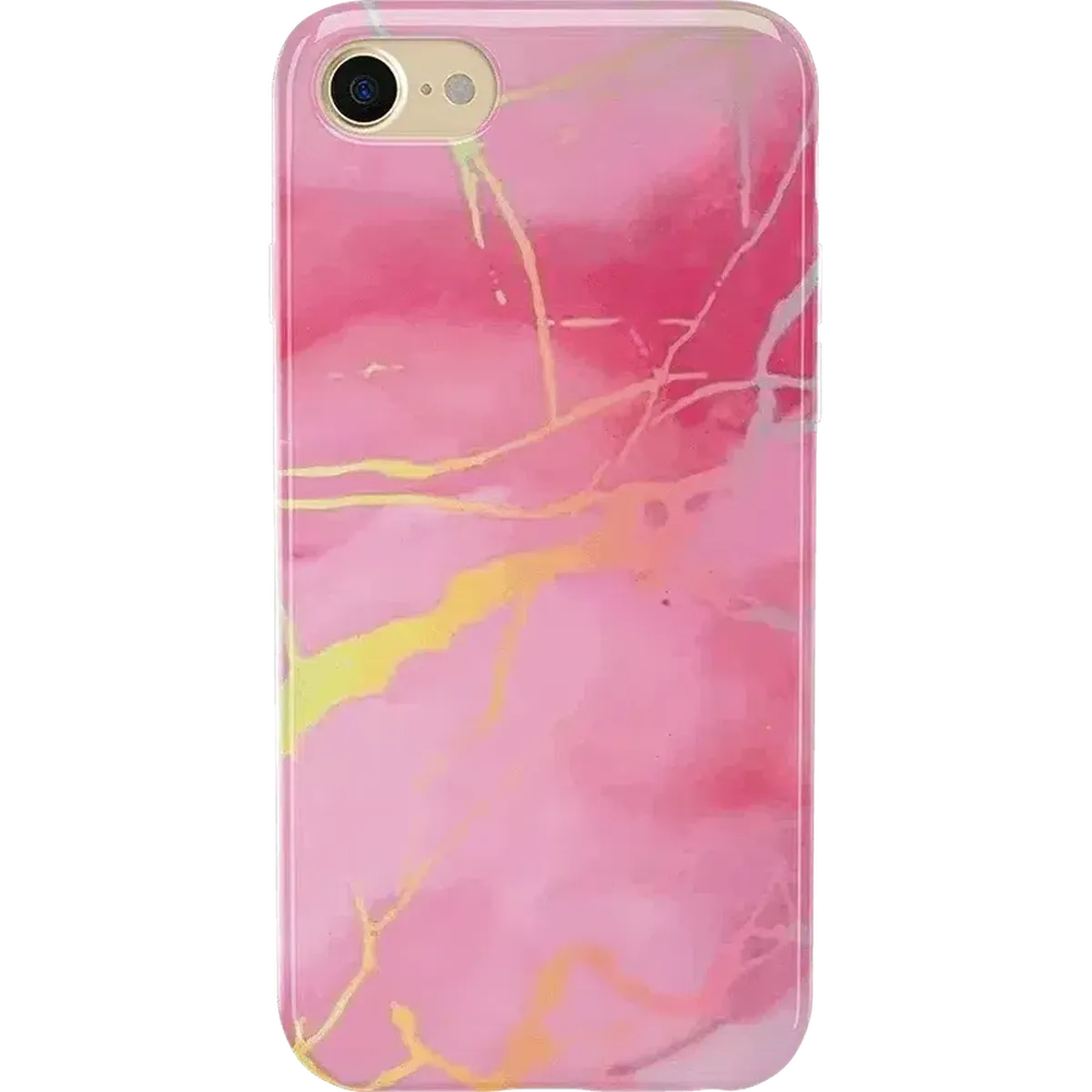 You're the Cutest | Pink Marble Holo Case iPhone Case get.casely
