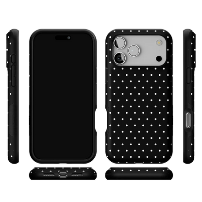 On the Dot | White Polka Dot Case