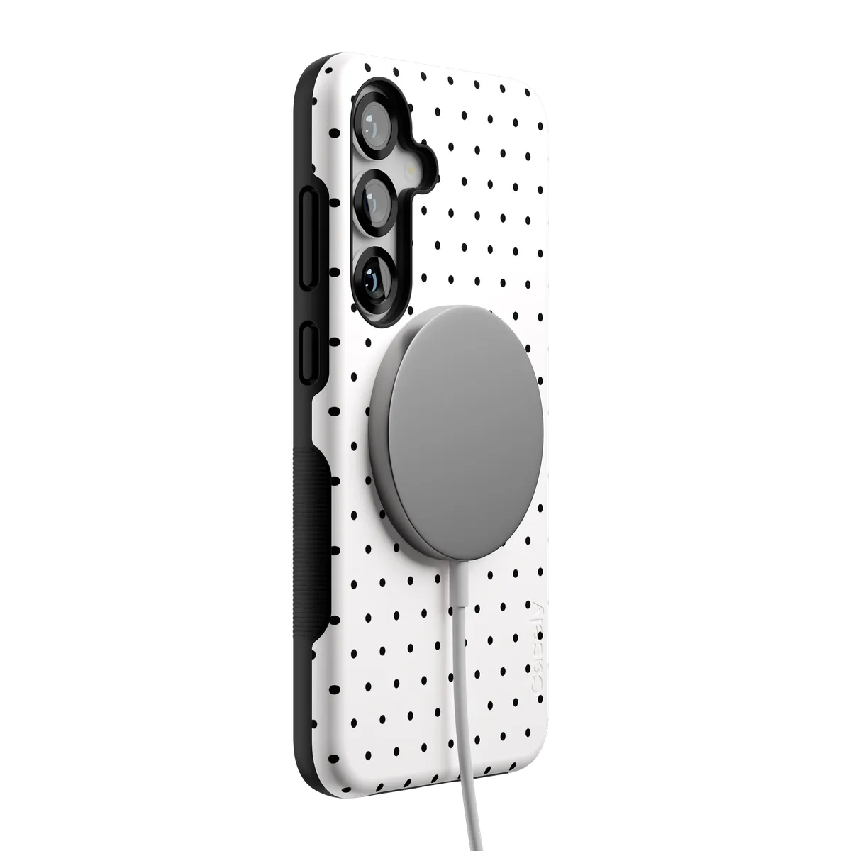 On the Dot | Black Polka Dot Case