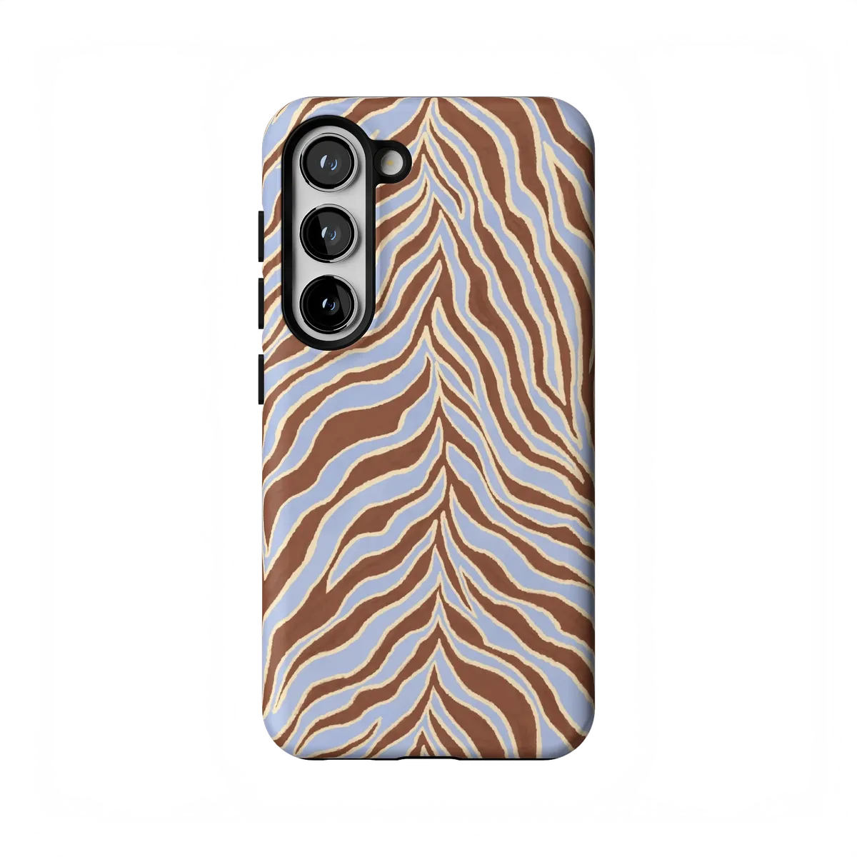 Untamed | Brown & Blue Zebra Case - Galaxy S23
