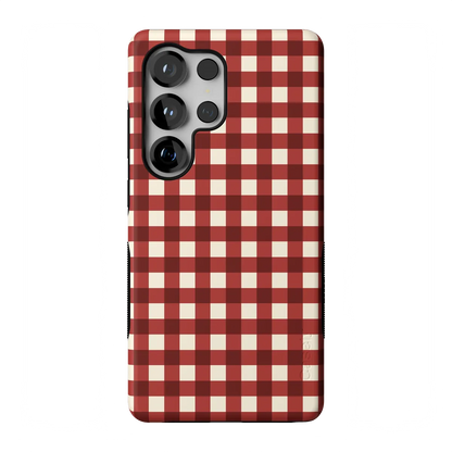 Checked Twice | Red Plaid Case