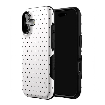 On the Dot | Black Polka Dot Case