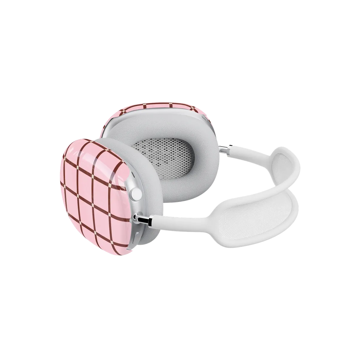 Uptown Gridlock | Pink Checkerboard AirPods Max Case