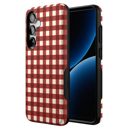 Checked Twice | Red Plaid Case