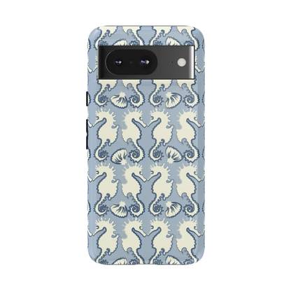 Seahorse Drift | Coastal Blues Case - Google Pixel 8
